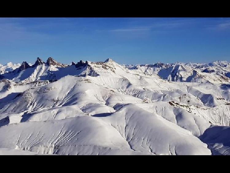 La neige en haute montagne...