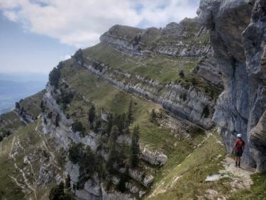 Dent de Crolles par le Pas Terrier depuis st Hilaire
